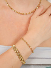 Load image into Gallery viewer, Lustre &amp; Sage Vantage Rope 18k Gold Plated Bracelet
