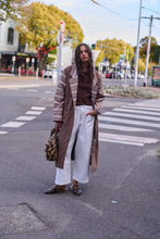 Load image into Gallery viewer, Barry Made Holmsen Trench Choc/ Camel Check
