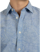 Load image into Gallery viewer, James Harper JHS509 L/S Shirt Lines Blue
