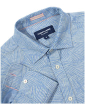 Load image into Gallery viewer, James Harper JHS509 L/S Shirt Lines Blue
