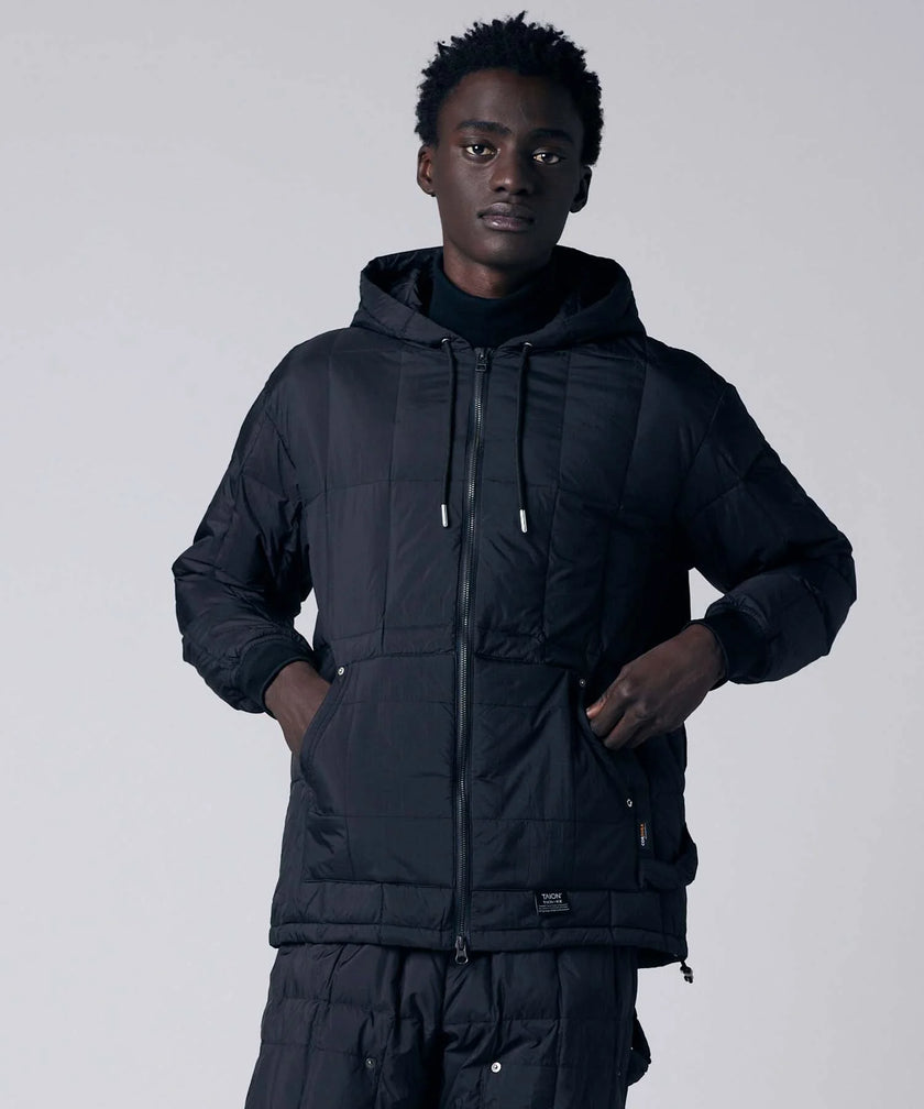 Taion Work W-Zip Hood Lib Down Jacket