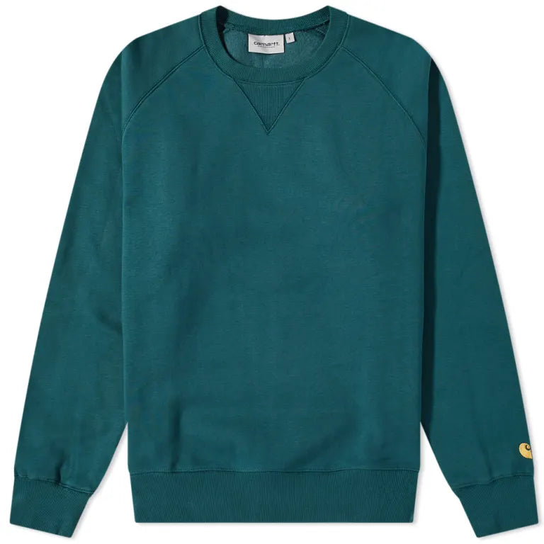 Carhartt WIP Chase Sweat Botanic/Gold