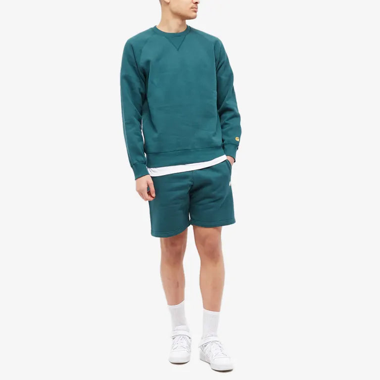 Carhartt WIP Chase Sweat Botanic/Gold