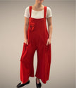 Tibet House AS41 Thick Cotton 3 Pocket Overalls Red
