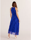 MINKPINK Marina Frill Maxi Dress Sapphire Blue