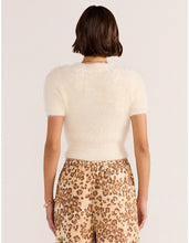 Load image into Gallery viewer, MINKPINK Clover Fluffy Knit Tee Ivory
