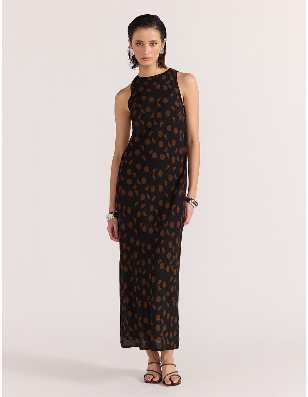 Staple The Label Luella Bias Midi Dress Spot