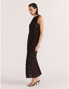 Staple The Label Luella Bias Midi Dress Spot