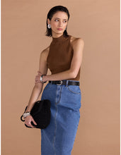 Load image into Gallery viewer, Staple The Label Uma High Neck Knit Top Toffee
