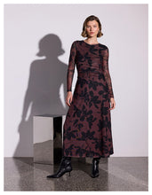 Load image into Gallery viewer, Staple The Label Olina Mesh Maxi Dress Abstract Floral
