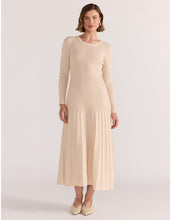 Load image into Gallery viewer, Staple The Label Elena Knit Midi Dress Vanilla
