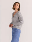 Staple The Label Wilmer Cardigan Grey Marle