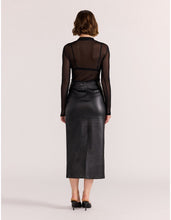 Load image into Gallery viewer, Staple The Label Kaia Spot Mesh Top Black
