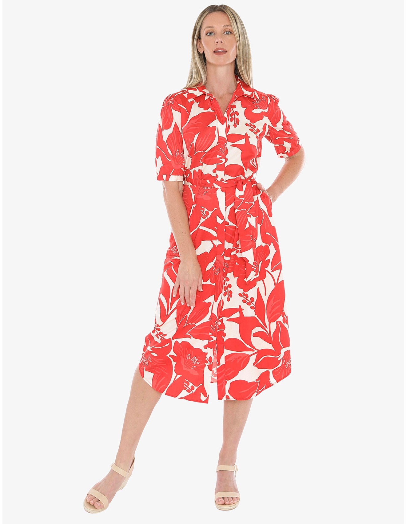 Jump Lily Mono Dress Red