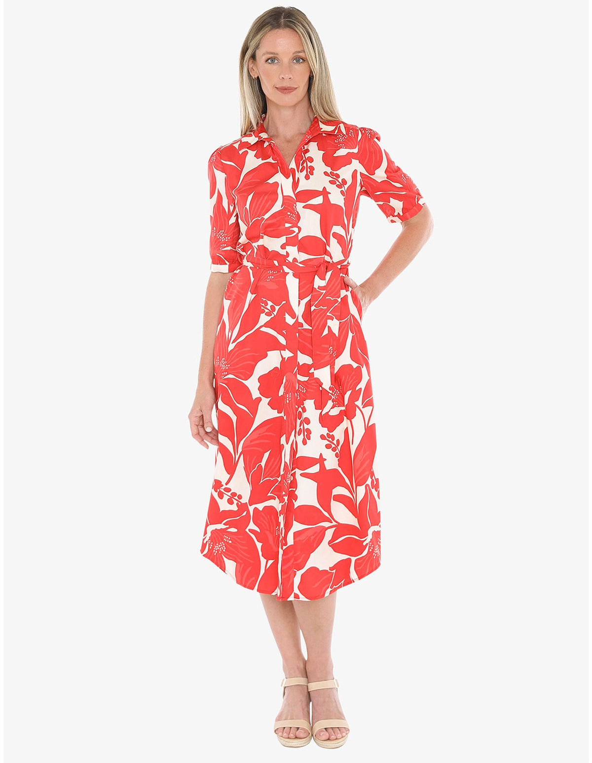 Jump Lily Mono Dress Red
