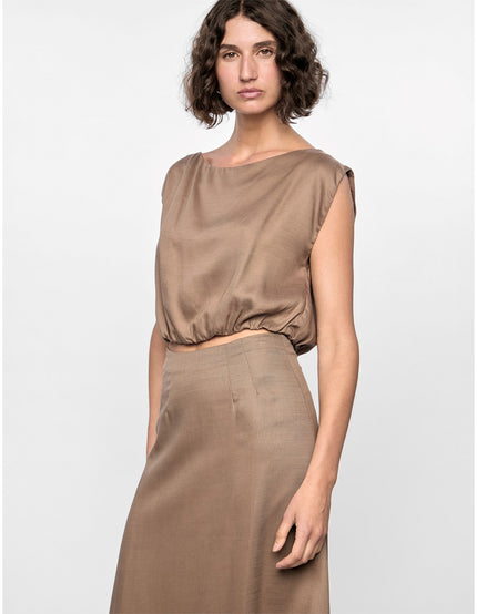 Staple The Label Willa Bubble Top Truffle