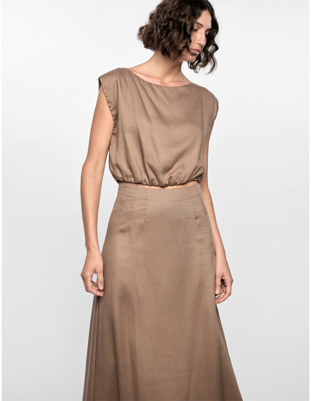 Staple The Label Willa Bubble Top Truffle