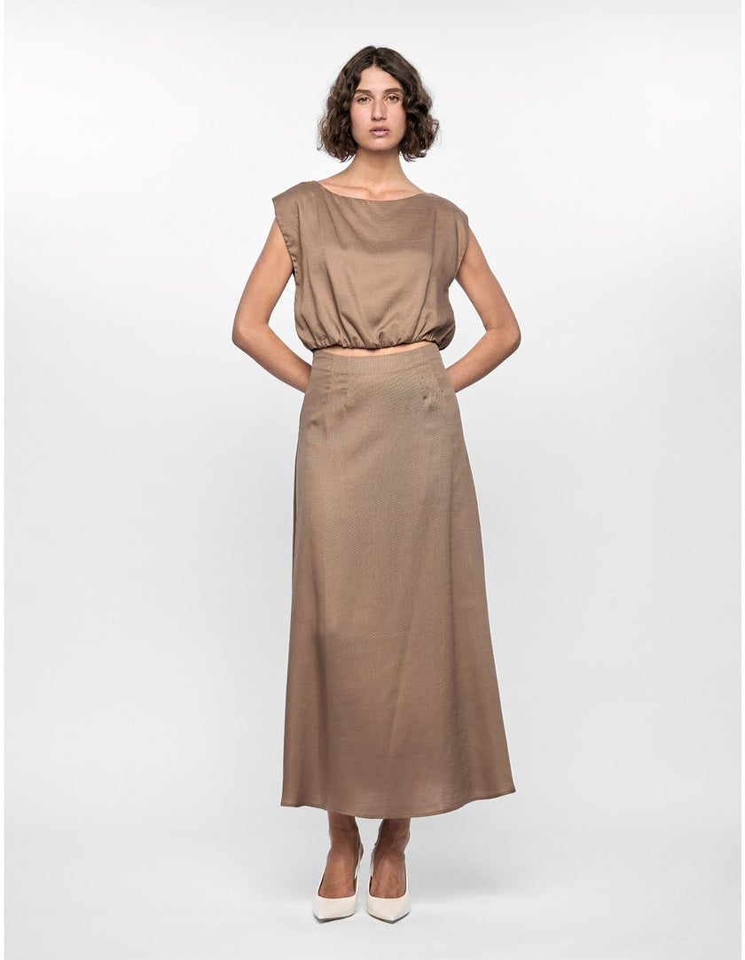 Staple The Label Willa Midi Skirt Truffle