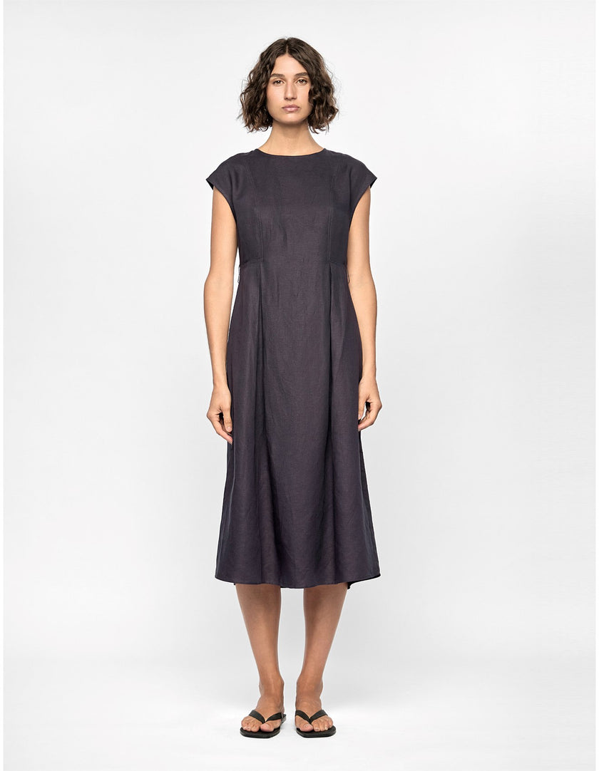Staple The Label Rhea Midi Dress Navy