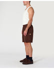 Rollas Cargo Short Dark Cocoa