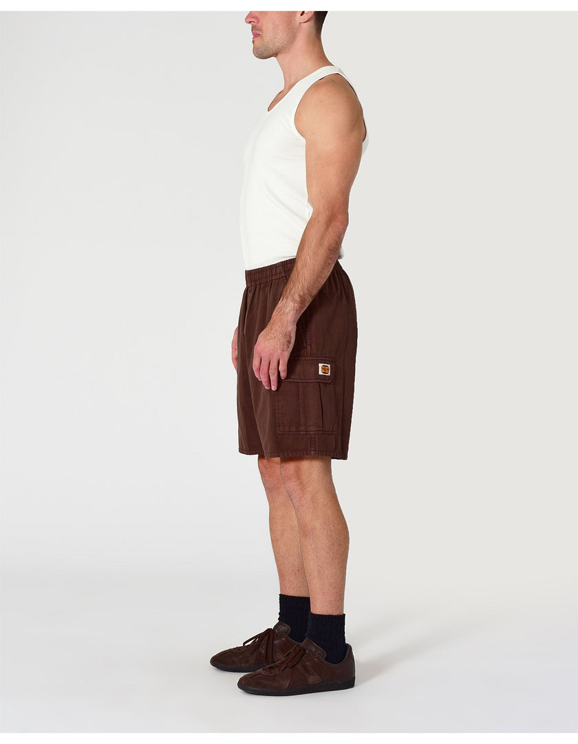 Rollas Cargo Short Dark Cocoa