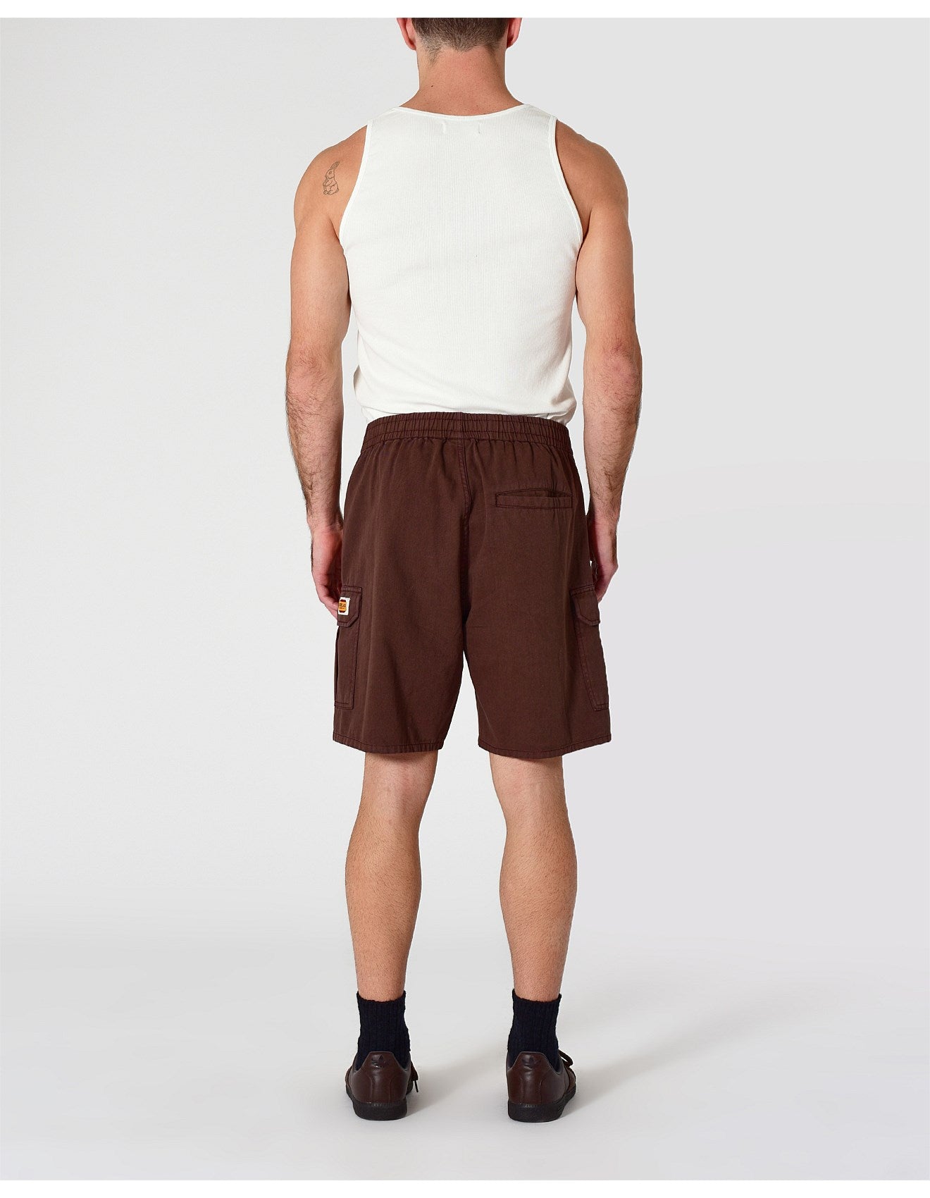 Rollas Cargo Short Dark Cocoa