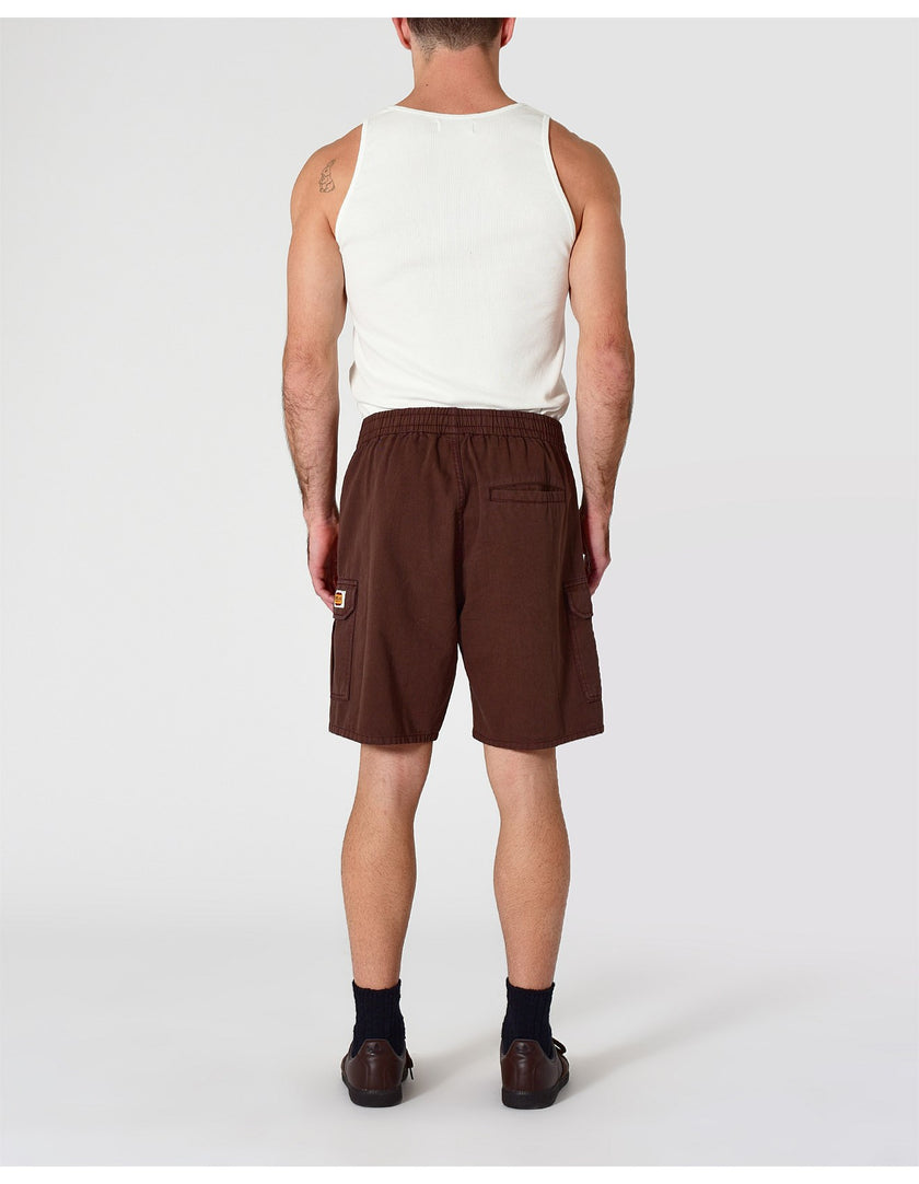 Rollas Cargo Short Dark Cocoa