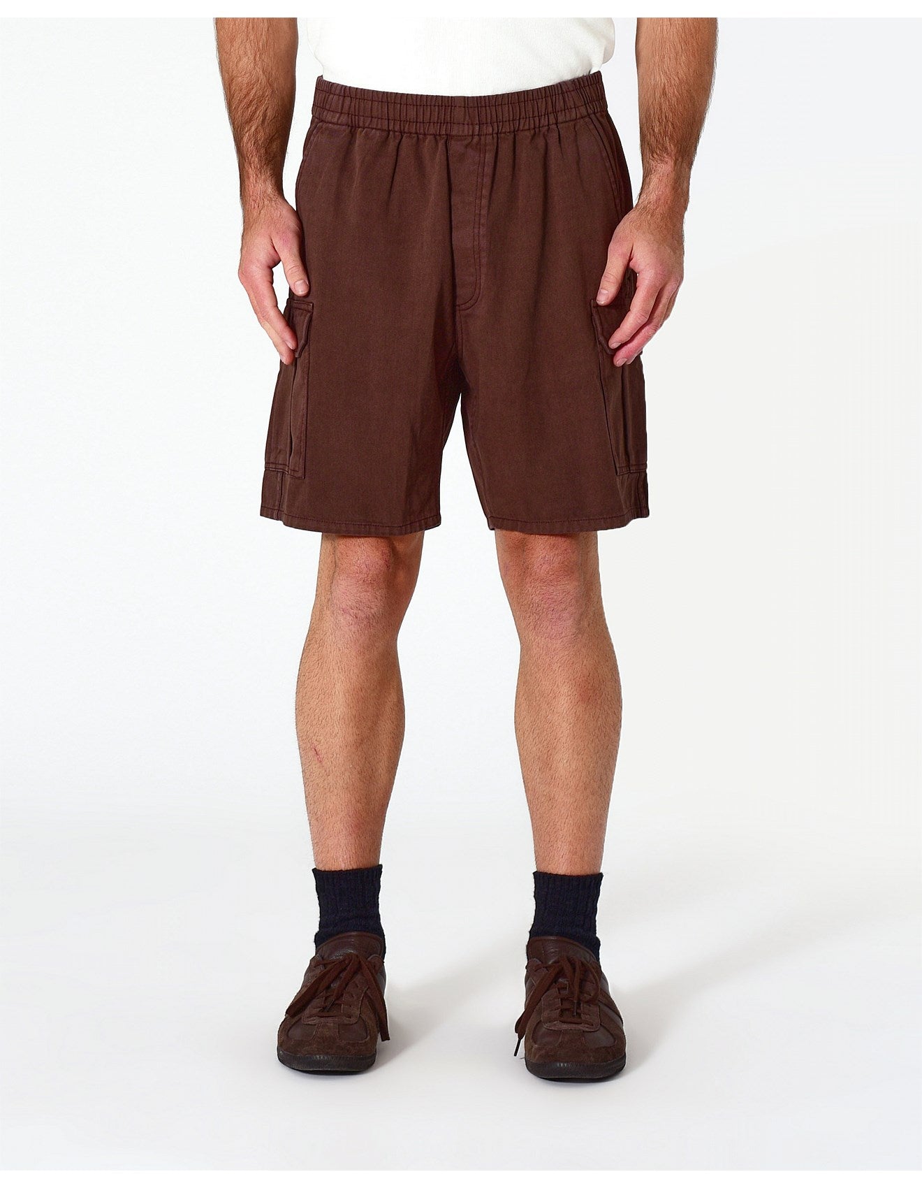 Rollas Cargo Short Dark Cocoa
