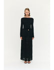 Staple The Label Miya Twist Knit Top Black