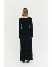 Load image into Gallery viewer, Staple The Label Miya Twist Knit Top Black
