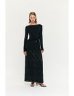 Staple The Label Miya Twist Knit Top Black