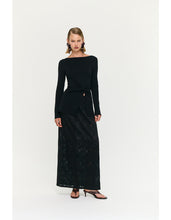 Load image into Gallery viewer, Staple The Label Miya Twist Knit Top Black
