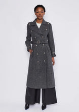 Load image into Gallery viewer, DEA The Label Bella Wool Coat Grey
