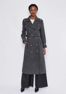 DEA The Label Bella Wool Coat Grey