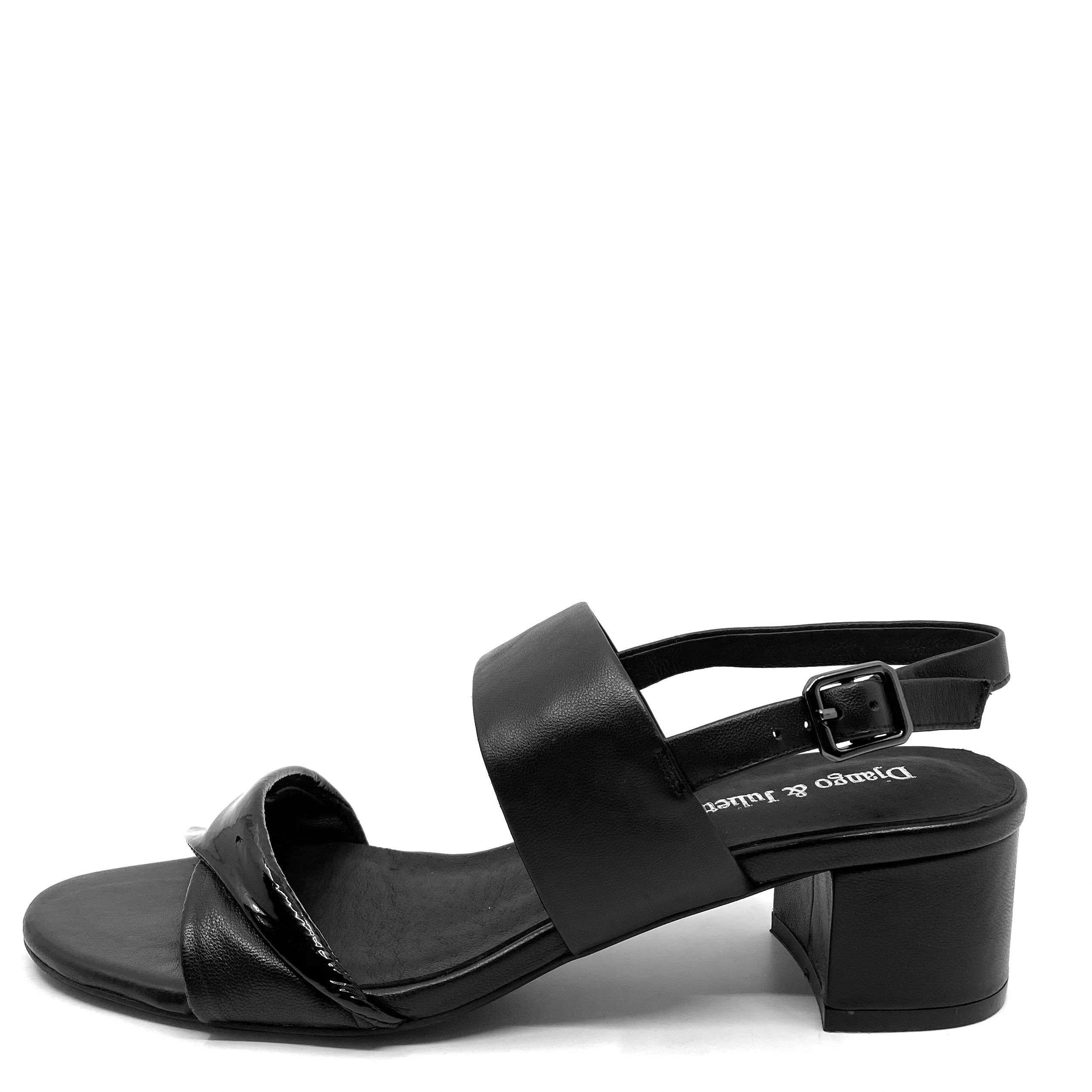 Django & Juliette Amarillo Black Patent Leather