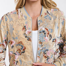 Load image into Gallery viewer, 365 Days Ivory Charm Bomber Jacket Ivory
