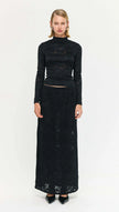 Staple The Label Astrid Lace Top Black
