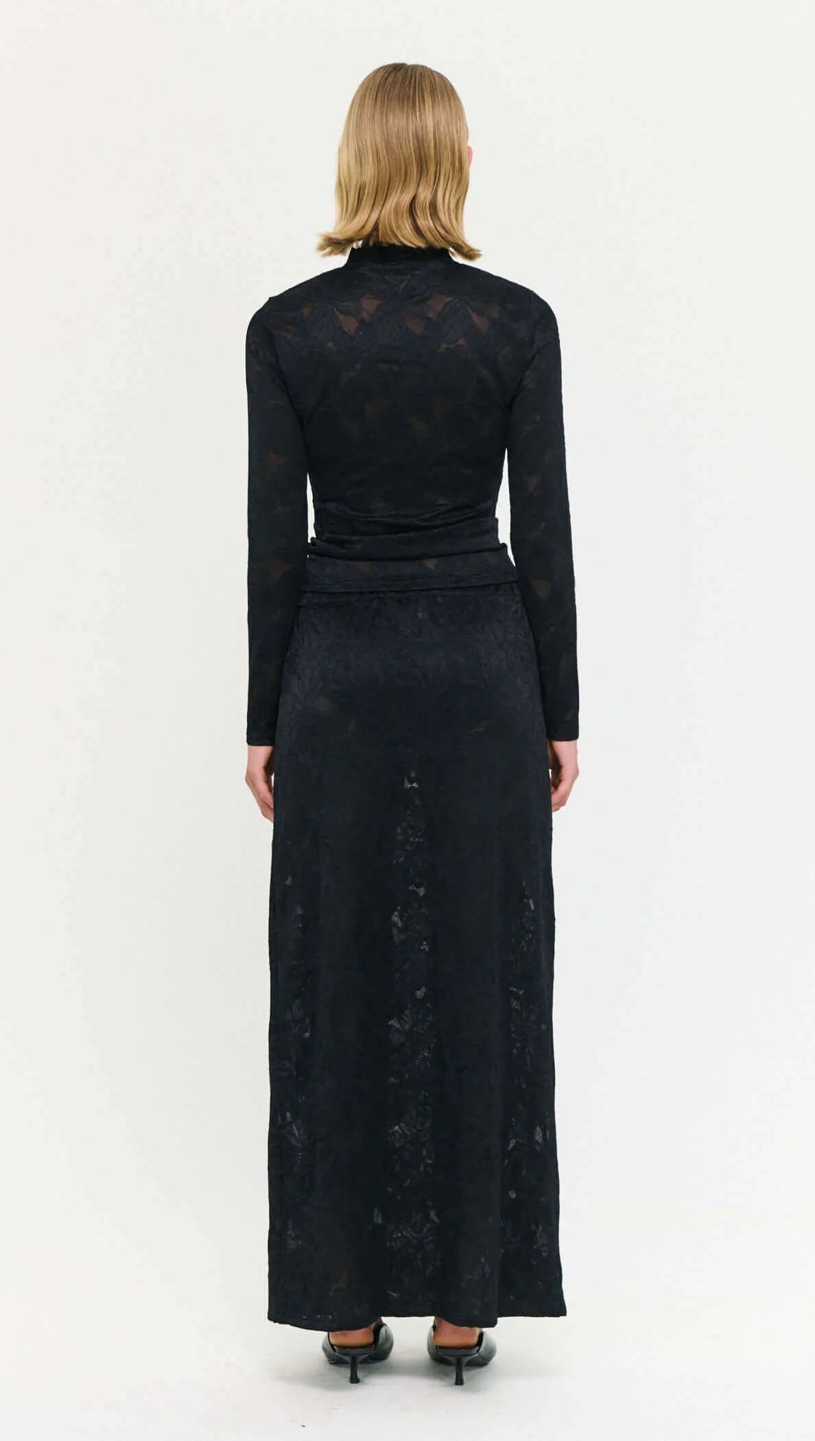 Staple The Label Astrid Lace Top Black