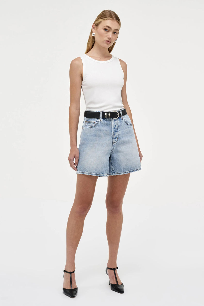 Neuw Denim Jonesy Singlet AM White