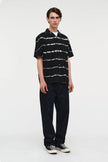 Neuw Denim Dye Stripe SS Shirt Black