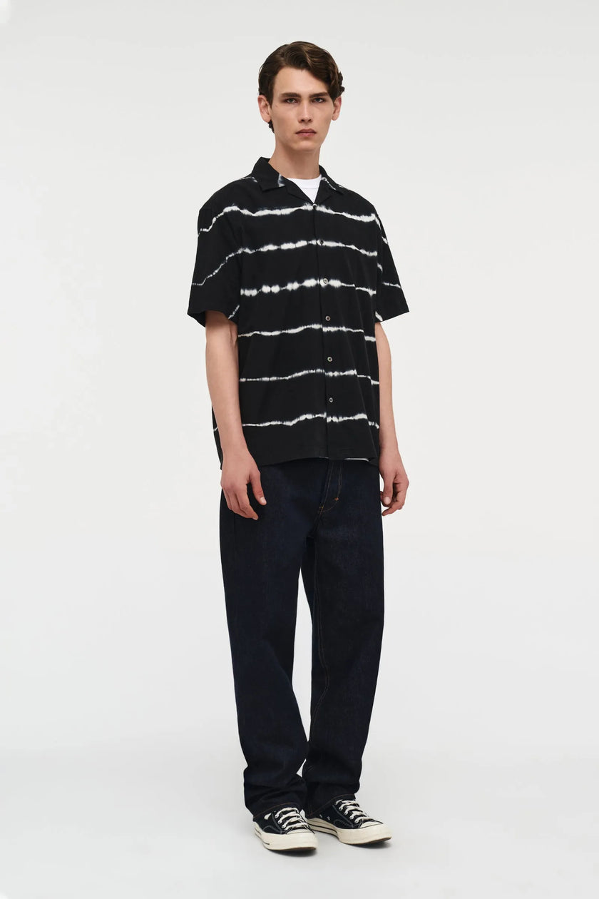 Neuw Denim Dye Stripe SS Shirt Black