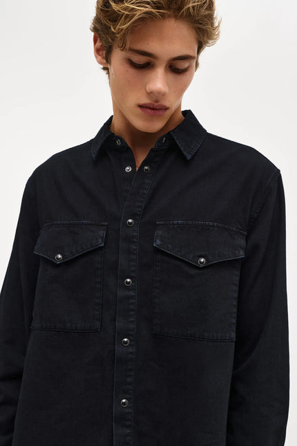 Neuw Denim M55 Denim Shirt Overdyed Black