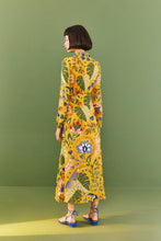 Load image into Gallery viewer, Farm Rio Yellow Summer Garden Maxi Dress

