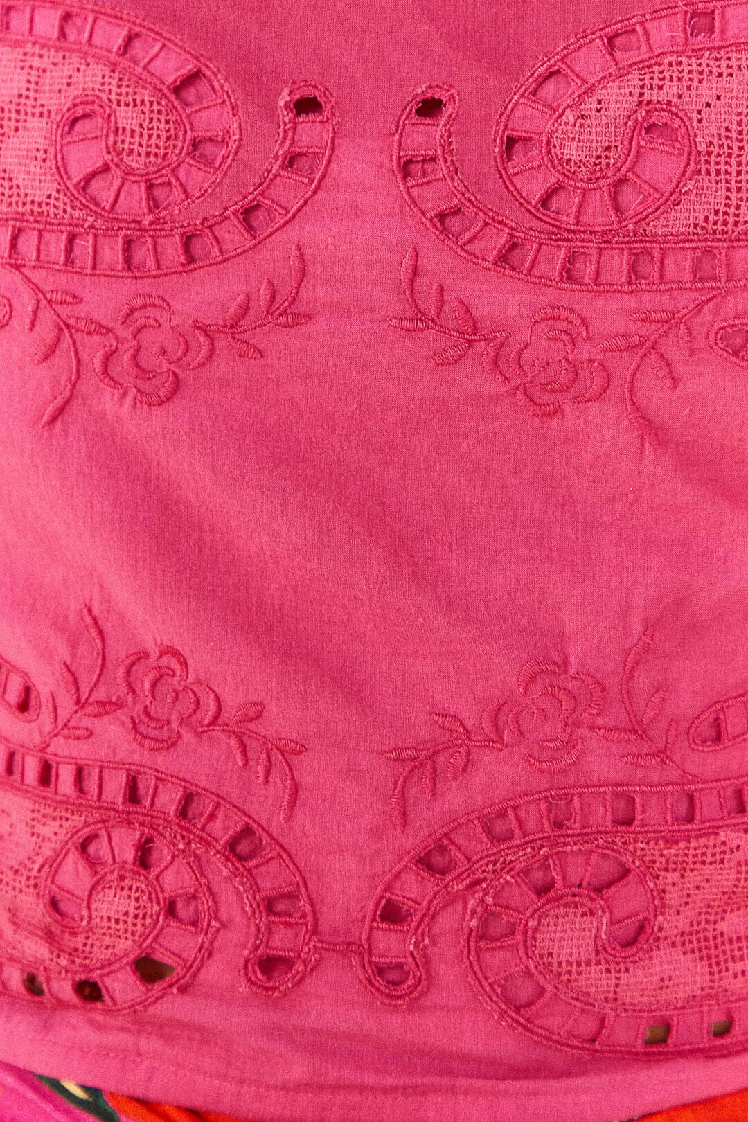 Farm Rio Pink Lace Blouse