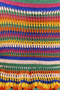 Farm Rio Multi Stitches Crochet Blouse