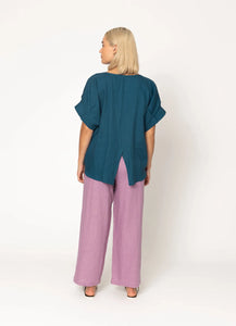 Two By Two Lauren Top Deep Sea