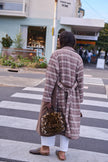 Barry Made Holmsen Trench Choc/ Camel Check