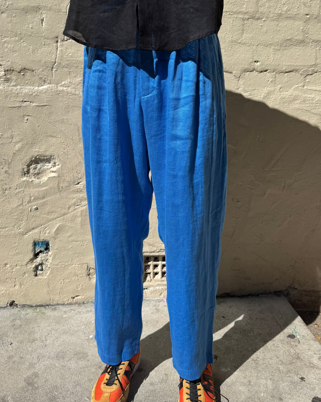 Milkman Linen Pant Blue