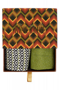King Louie Gift Box Socks Quentin Posey Green