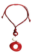 Cinnamon Creations 34757f Necklace Red/White